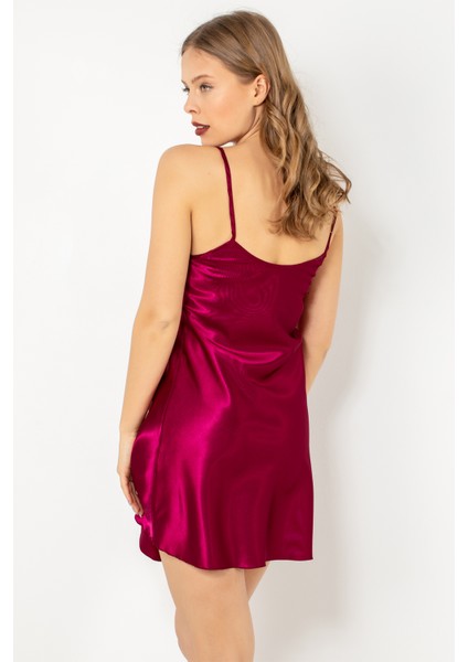 Doremi Ince Askılı Saten Gecelik modelleri