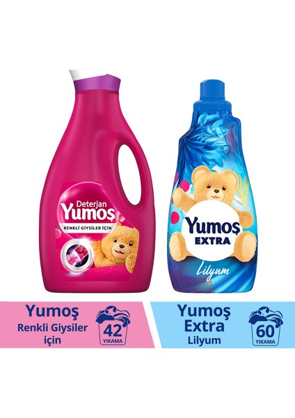 Lilyum + Yumoş Deterjan Renkliler