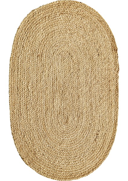 Juno Ech 01E Natural Naturel Jüt Hasır Halı