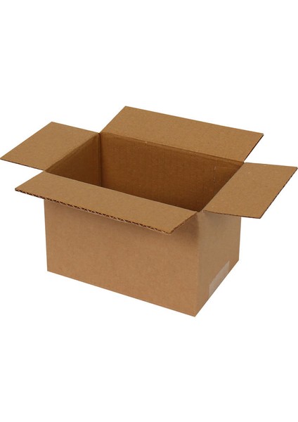 21x12x14 cm Tek Oluklu Koli - Kraft (10 Adet)