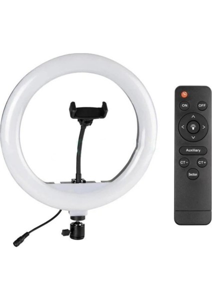 YQ-320A Ring Light 30CM Kumandalı Led video ışığı (Ayak Dahil)