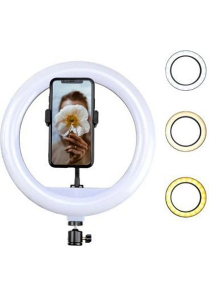 YQ-320A Ring Light 30CM Kumandalı Led video ışığı (Ayak Dahil)