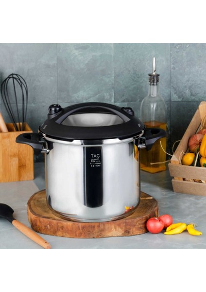 4614 Presto 10 Litre Düdüklü Tencere Siyah