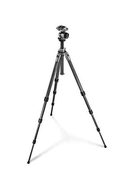 GK1580QR 4-Section Carbon Fiber Tripod With Ballhead