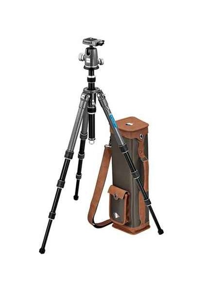 GK2380VQR Vintage 4-Section Aluminum Tripod With Ballhead