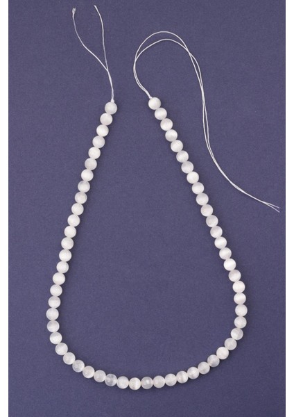 Selenit Doğal Taş Dizi 6 mm Küre Kesim fiyatları