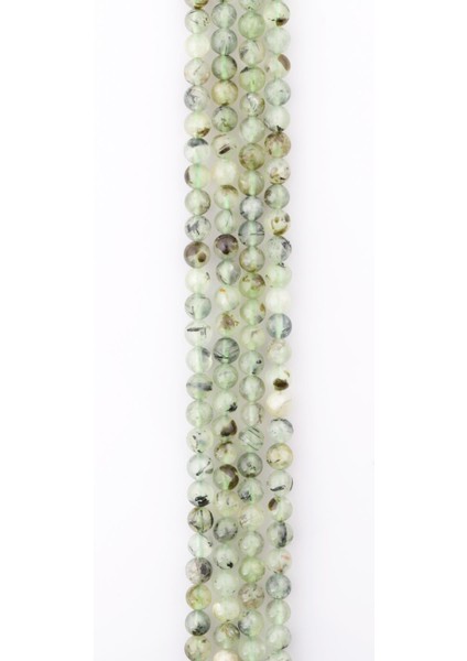 Prehnite Doğal Taş Dizi 8 mm Küre Kesim