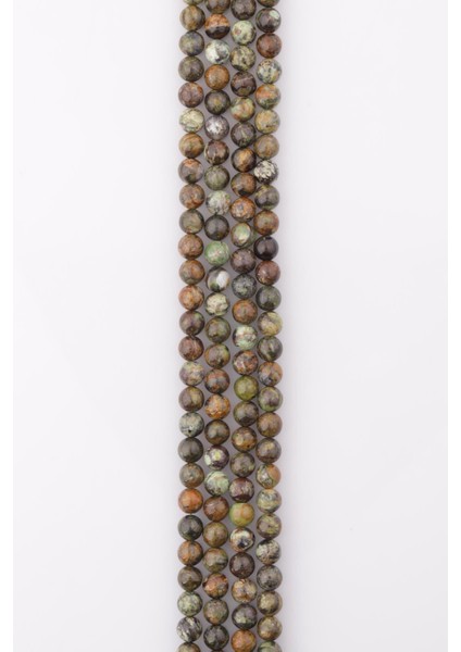 Green Opal Doğal Taş Dizi 8 mm Küre Kesim
