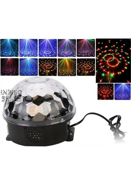 Kumandalı Kristal LED Rgb Disko Topu-