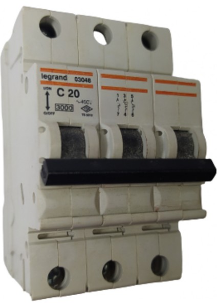 3X20A C/3ka Otomatik Sigorta