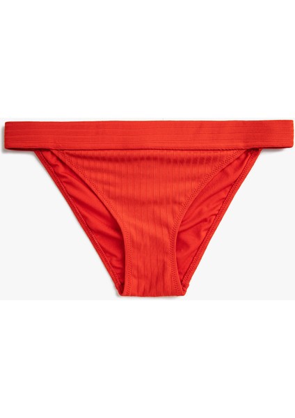 Normal Bel Bikini Alt Çizgili