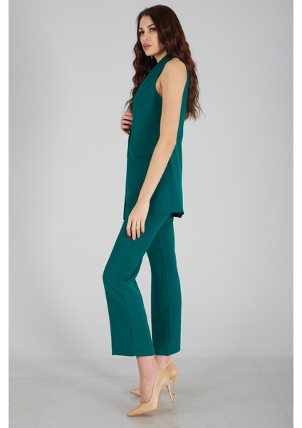 Fuşya Yelek Pantolon Ikili Takım 0106310.12 fırsatları