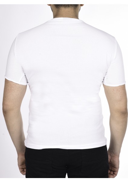 Suprem Kısa Kol Pis Dikiş Slimfit Düz Tshirt -1884 modelleri