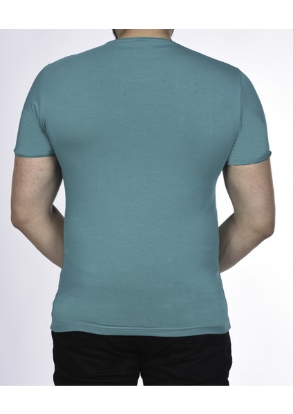 Suprem Kısa Kol Pis Dikiş Slimfit Düz Tshirt -1884 modelleri