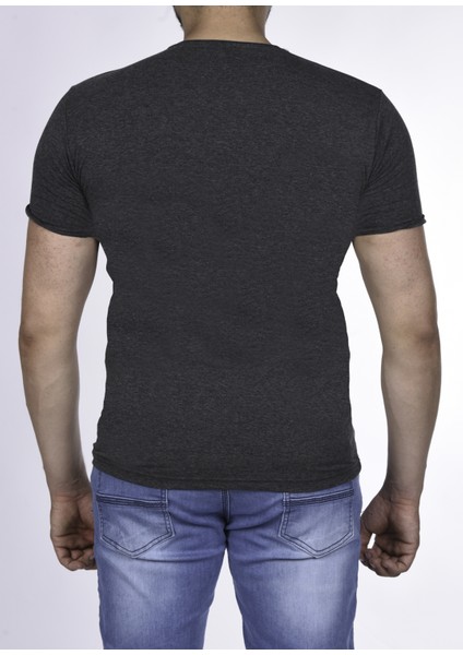 Suprem Kısa Kol Pis Dikiş Slimfit Düz Tshirt -1884 modelleri