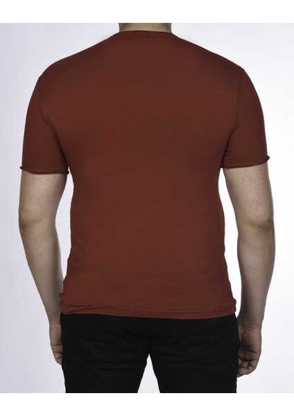 Suprem Kısa Kol Pis Dikiş Slimfit Düz Tshirt -1884 modelleri