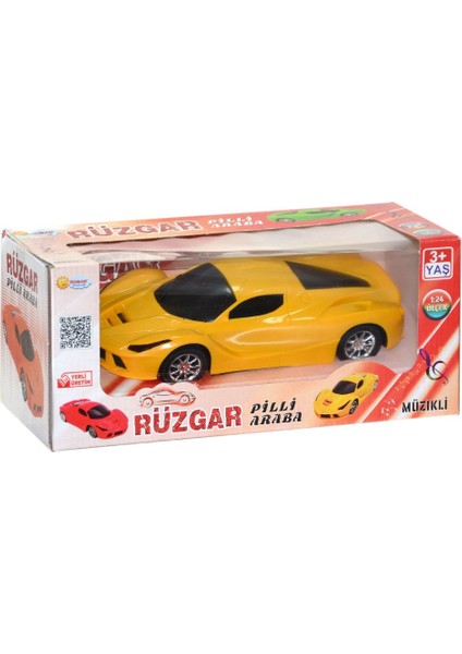 DMN2024-DMN2024P Sesli ve Işıklı Çarp Dön Araba 1:24 -Duman