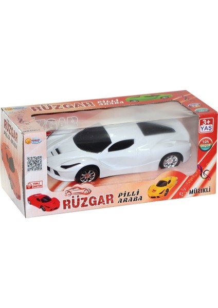 DMN2024-DMN2024P Sesli ve Işıklı Çarp Dön Araba 1:24 -Duman