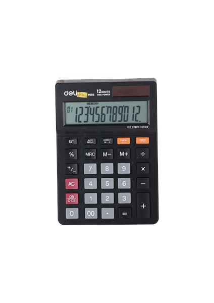 M01320 Hesap Makinası Masa Üstü 12 Hane Siyah