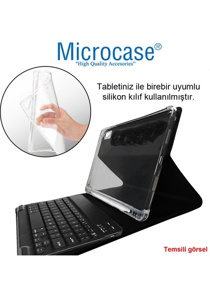 Huawei Matepad 11 2021 Bluetooth Klavyeli Kalem Koymalı Standlı Kılıf - Bkk8