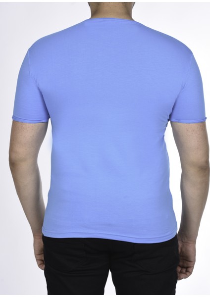 Suprem Kısa Kol Pis Dikiş Slimfit Düz Tshirt -1884 modelleri