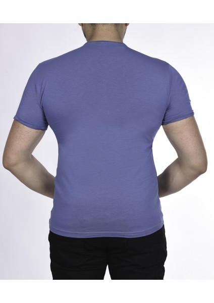 Suprem Kısa Kol Pis Dikiş Slimfit Düz Tshirt -1884 modelleri