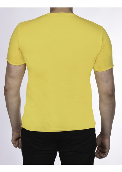 Suprem Kısa Kol Pis Dikiş Slimfit Düz Tshirt -1884 modelleri