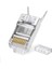 10 Adet Cat7 Konnektör RJ45 Cat 7 Jak 2 Parça Metal Korumalı Rj 45 Ftp 8P8C Modüler Ağ Fiş Konnektör 1