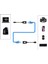 USB RJ45 Extender Rj 45 USB Ek Uzatıcı CAT5E 6 Kablosu Ekleme Extensıon Extender RJ45 USB Uzatma 5