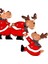 Renkli Noel Kapı Çerçevesi Dekorasyon Süsleme Elk Melek Ev Dekor Için Dört Elk (Yurt Dışından) 4