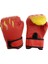 1 Pair Yaş 6-12KIDS 8 Oz Boks Eldiveni Gençlik Uygulama Eğitimi Kickboks Kırmızısı 1