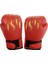 1 Pair Yaş 6-12KIDS 8 Oz Boks Eldiveni Gençlik Uygulama Eğitimi Kickboks Kırmızısı 3