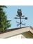 Hayvan Silueti Heykelcik Bahçe Kazanı Weathervane Baykuş ile Tavan Hava Kanadı (Yurt Dışından) 3