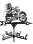 Weathervane 29 "grim Reaper Retro Çiftlik Sahnesi Profesyonel Ölçüm Aracı (Yurt Dışından) 2