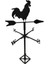 Horoz Weathervane Çit Montaj Rüzgar Yönü Gösterge Ahır Kazık Süsleme (Yurt Dışından) 2