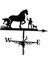 Hava Vane Yard Çatı Açık Metal Weathervane Çiftlik Evi Sahne Atı Için (Yurt Dışından) 1