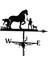 Hava Vane Yard Çatı Açık Metal Weathervane Çiftlik Evi Sahne Atı Için (Yurt Dışından) 2