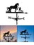 Hava Vane Yard Çatı Açık Metal Weathervane Çiftlik Evi Sahne Atı Için (Yurt Dışından) 5