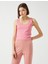 2YAL38070IK Yuvarlak Yaka NormalKalıp Pembe Kadın Atlet 3