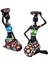 Afrika Lady Mumluk Heykelcik Heykeli Tealight Candletander Reçine Craft (Yurt Dışından) 1