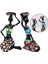 Afrika Lady Mumluk Heykelcik Heykeli Tealight Candletander Reçine Craft (Yurt Dışından) 3