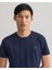 Erkek Lacivert Slim Fit T-Shirt 2023017.433 5