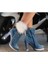 6101 Kadın Kot Topuklu Özel Üretim Jeans Bot 1
