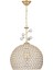 Hürrem Fiskiyeli Taşlı Sarkıt Avize 30 cm (Gold) 2