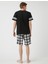 Erkek Pamuklu Baskılı Pijama Set 4