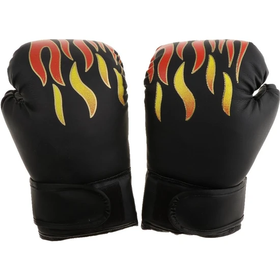 1 Pair Yaş 6-12KIDS 8 Oz Boks Eldiveni Gençlik Uygulama Eğitimi Kickboks Kırmızısı(Yurt Dışından)