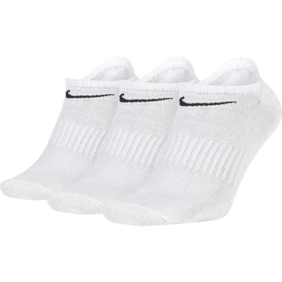 Nike Everyday Lightweight No-Show Beyaz 3lü Çorap SX7678-100