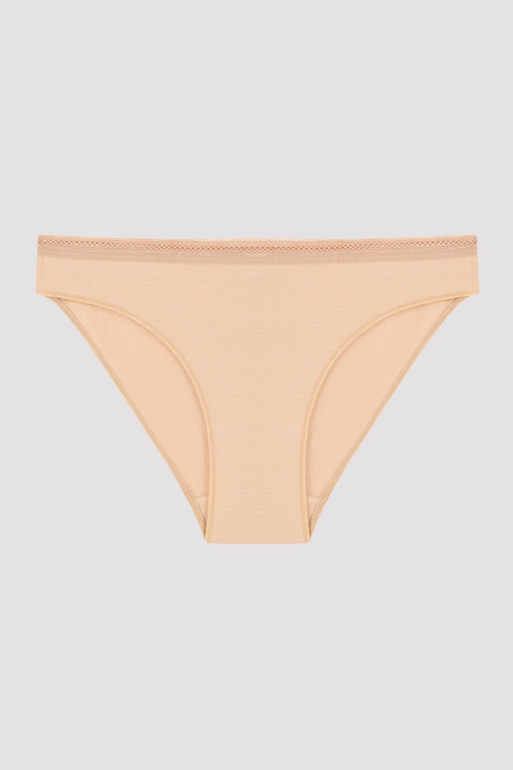 Penti Bej Easy Pamuklu Trim Slip Külot görsel 4