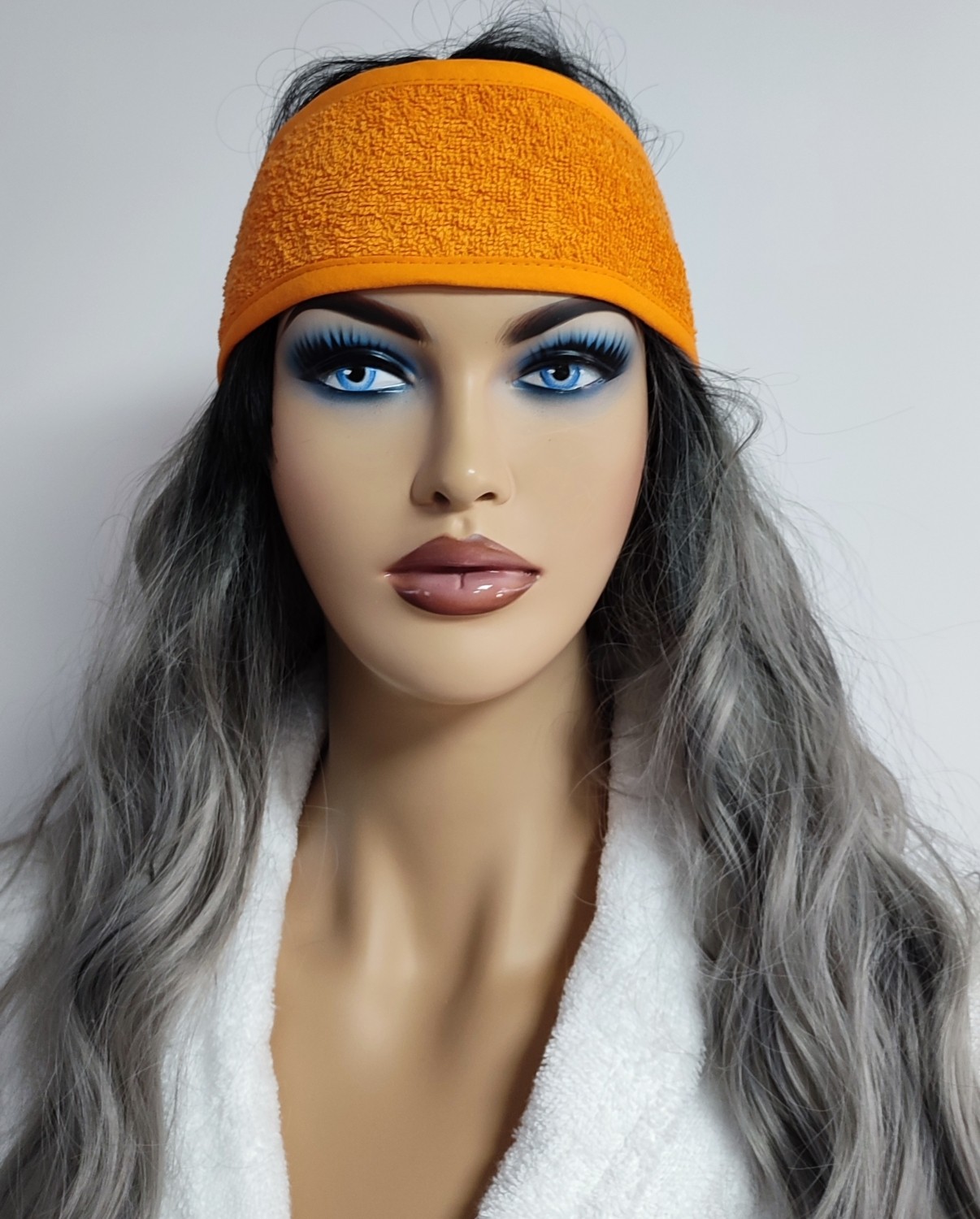 Anera Towel Saç Bandı %100 Pamuklu Havlu Makyaj Bandı Sporcu Saç Ter Bandı