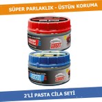 Autokit 2'li Pasta Cila Seti 300 gr Üstün Koruma ve Süper Parlaklık Özellikli Araç Bakım Ürünü